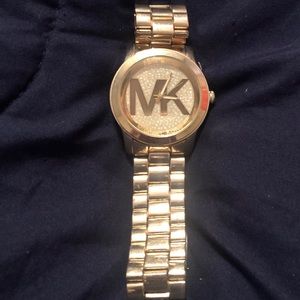 Men’s gold Michael kors watch